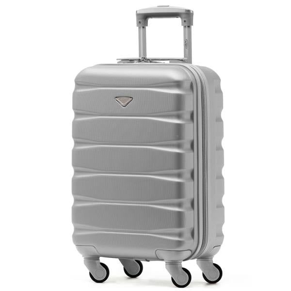 Flight Knight 55x35x20cm Cabin Carry Bag Hard Shell Suitcase 100+ Airline Approved