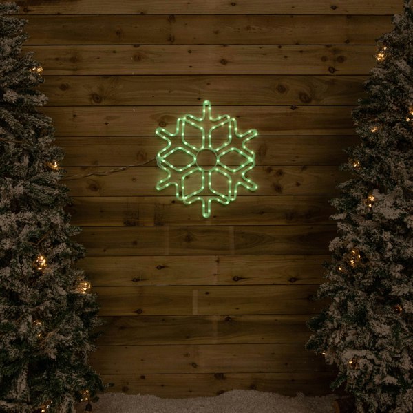 Samuel Alexander 57cm RGB Digital Light up Christmas Snowflake with Remote Control & Timer Function