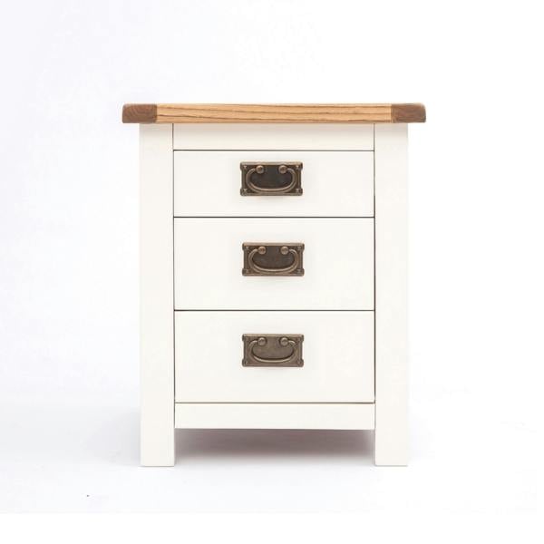 Lovere 3 Drawer Bedside Table