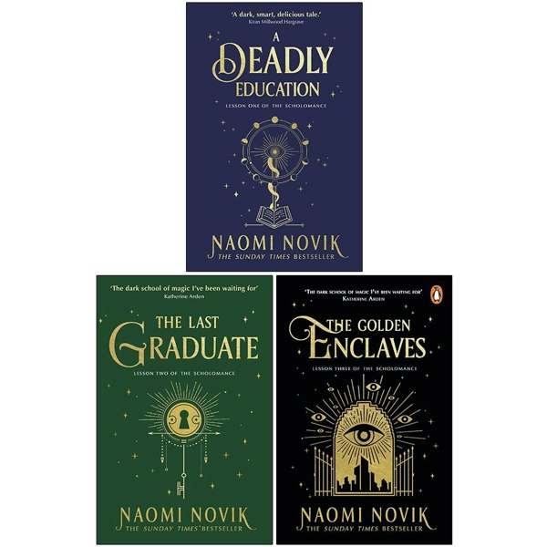 Penguin/Del Rey Naomi Novik Scholomance Series 3 Books Collection Set