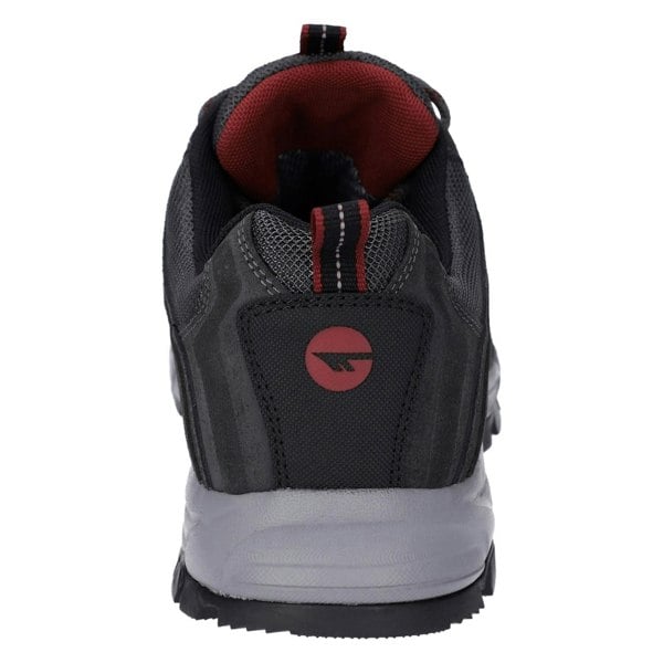 Hi-Tec Auckland Lite Leather Men's Graphite Grey/Dark Red Hiking Boots