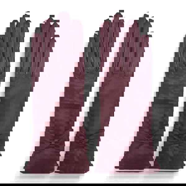 Infinity Leather Women's Leather Wool Lined Bow Knot Accent Gloves