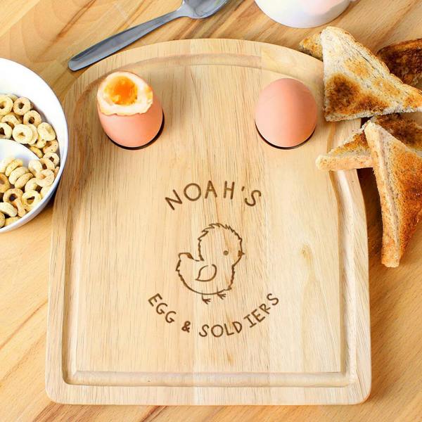 Personalised Egg Board - alternative angle