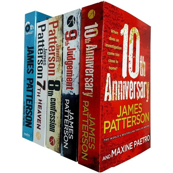 James Patterson Collection Women's Murder Club 6 to 10 5 Books Set