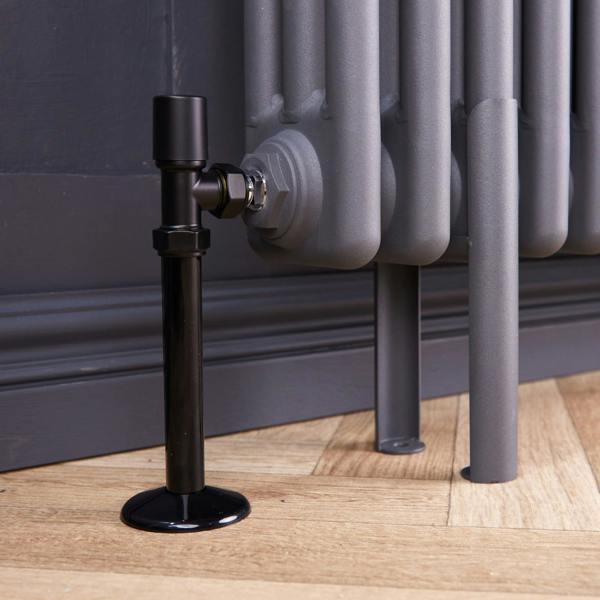 Flode 15mm Pipe Covers and Collars | 2 pack | Black