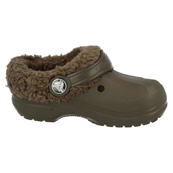 Crocs Childrens Unisex Warm Lined Croc Mules Blitzen Kids
