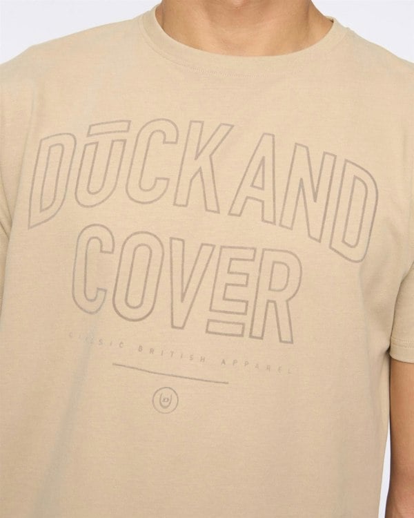 Duck and Cover Lemonport T-Shirt - Greige