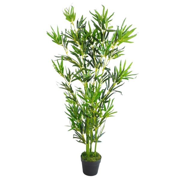 Leaf 120cm (4ft) Fat Leaf Artificial Bamboo Plants Trees - XL