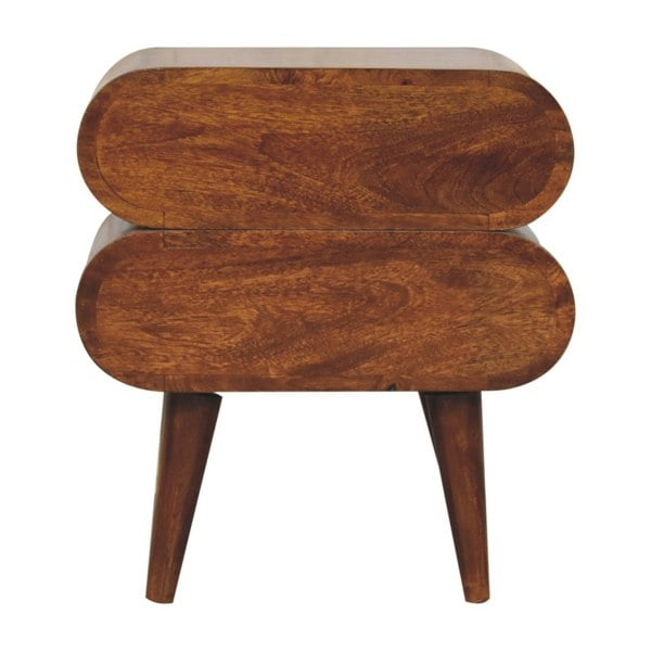 Artisan Furniture Solid Wood Bubble Chestnut Bedside