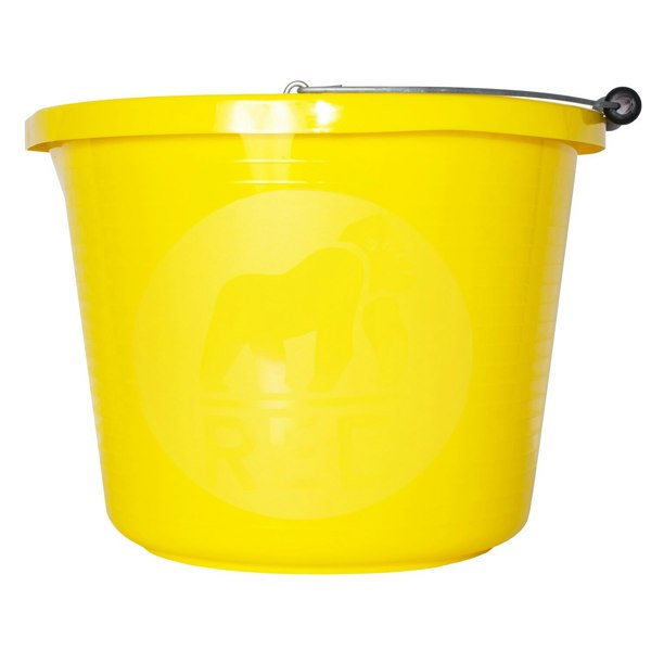 Red Gorilla Premium Bucket - Yellow