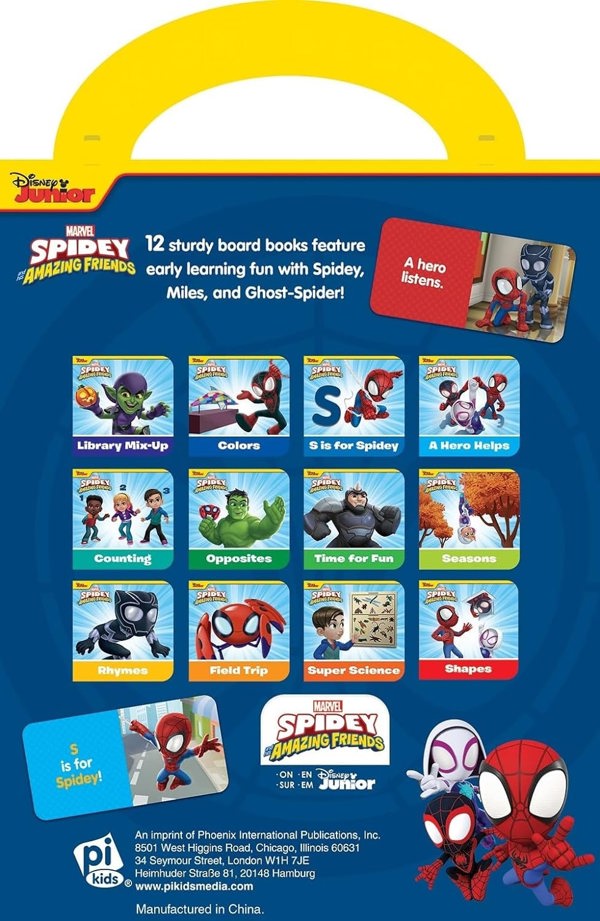 Spidey and his Amazing Friends - My First Library 12 Board Book Set