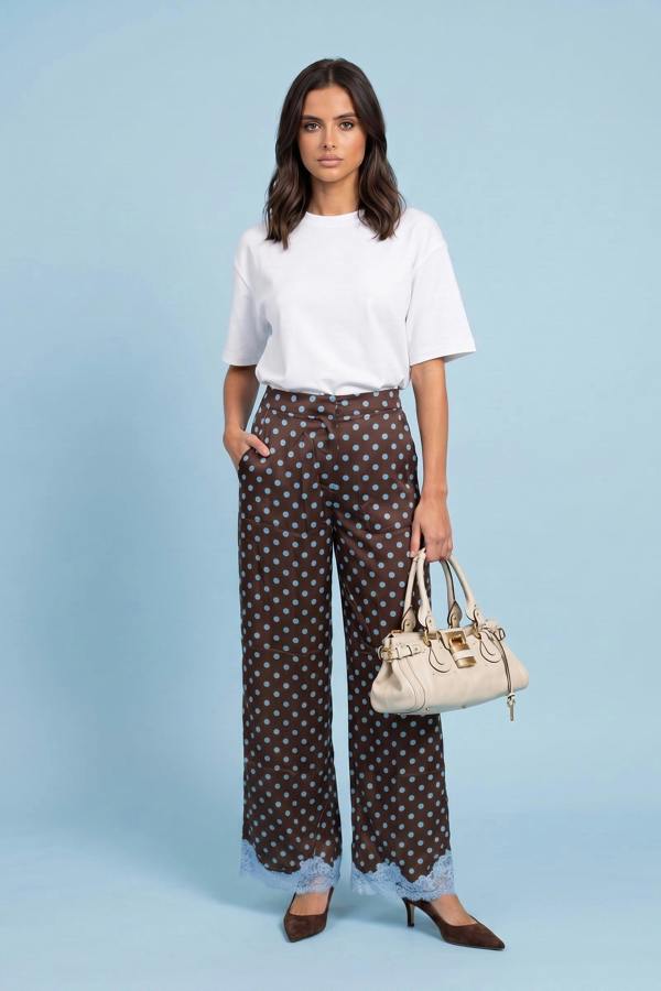 Urban Bliss Lace Spot Trouser