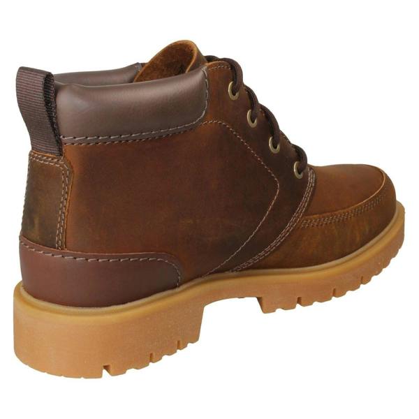 Clarks Mens Clarks Leather Lace Up Ankle Boots Rossdale Mid