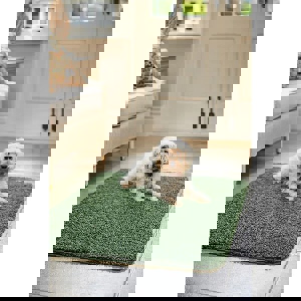 Washable Forest Green Shaggy Rug | British-Made | The Rugs