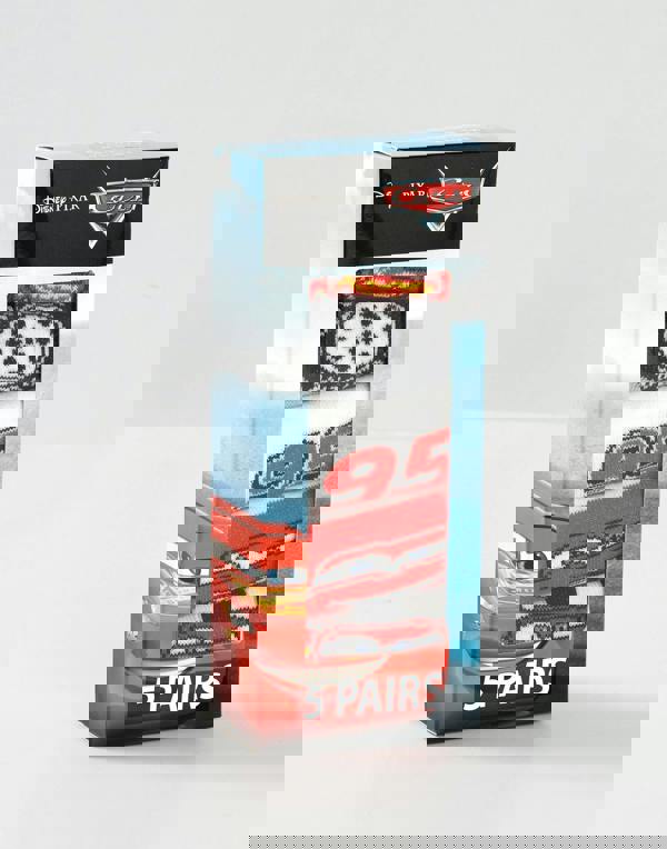 Disney Boys Multicoloured Cars Calf Socks Set of 5