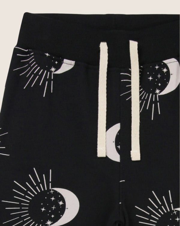 organic cotton Black Astrology Print Joggers - image 3