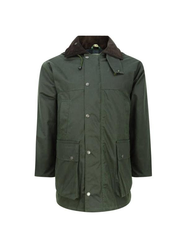 Olive Hoggs of Fife waxed jacket built for countryside wear and muddy walks with the dog
