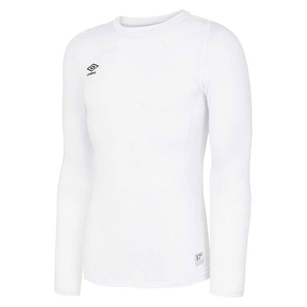 Umbro Childrens/Kids Core Long-Sleeved Base Layer Top - White