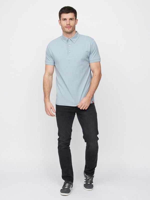 Duck and Cover Chilltowns Polo - Light Blue