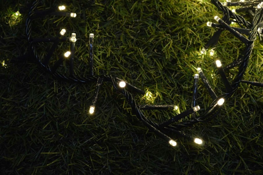 Samuel Alexander 960 LED 12.4m Premier Clusterbrights Indoor Outdoor Multifunction Mains Operated Christmas Cluster Lights with Timer in Warm White