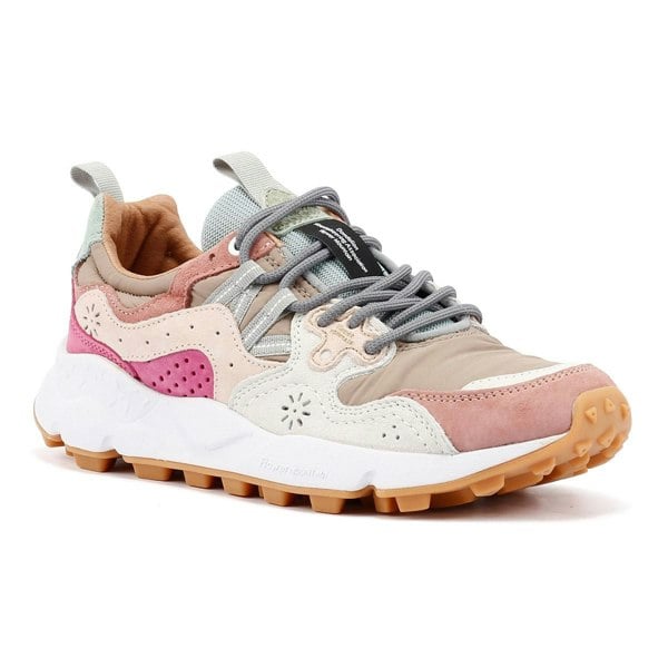 Flower Mountain Yamano 3 Women's Trainers - Grey/Pink