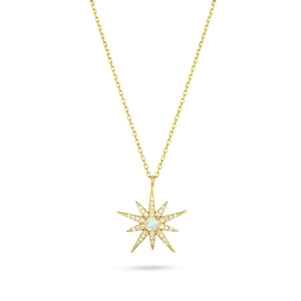 Gold Trip North Star Necklace