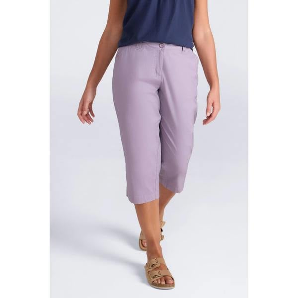 Mountain Warehouse Womens/Ladies Coastal Stretch Capri - Dusky Purple - 