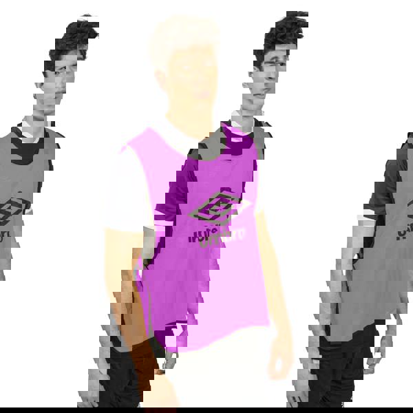 Umbro Unisex Adult Training Bib - Purple/Black - 