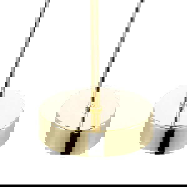 Classic Chic Moroccan Themed Shiny Gold Table Lamp with Inline Switch Image 4