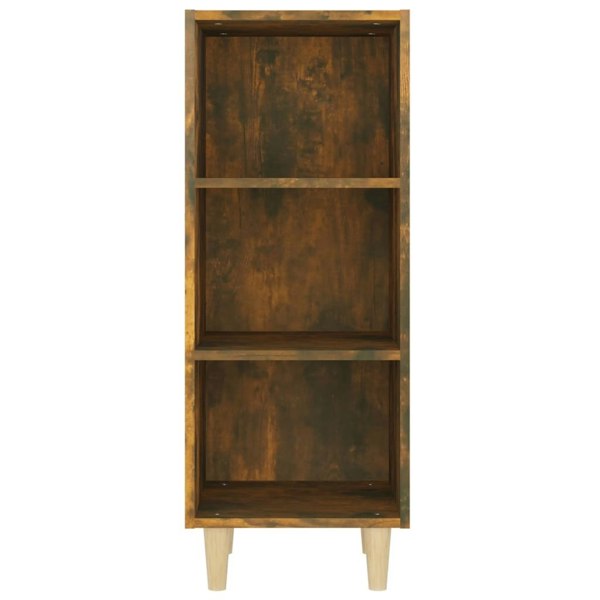 Berkfield Sideboard Smoked Oak 34.5x32.5x90 cm Engineered Wood