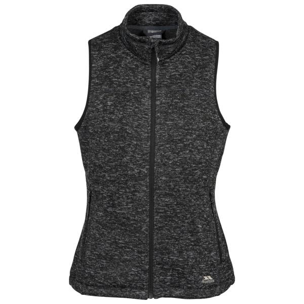 Trespass Womens Mildred Fleece Gilet - Black Marl