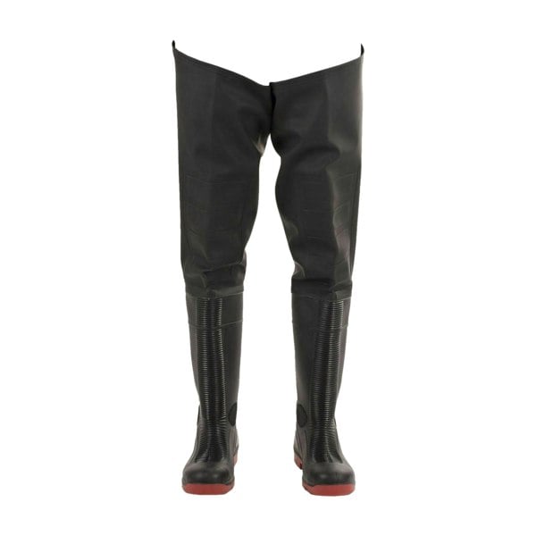 Amblers Safety Rhone Waterproof Thigh Waders - Black/Red