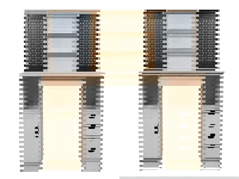 wooden cabinet workbench