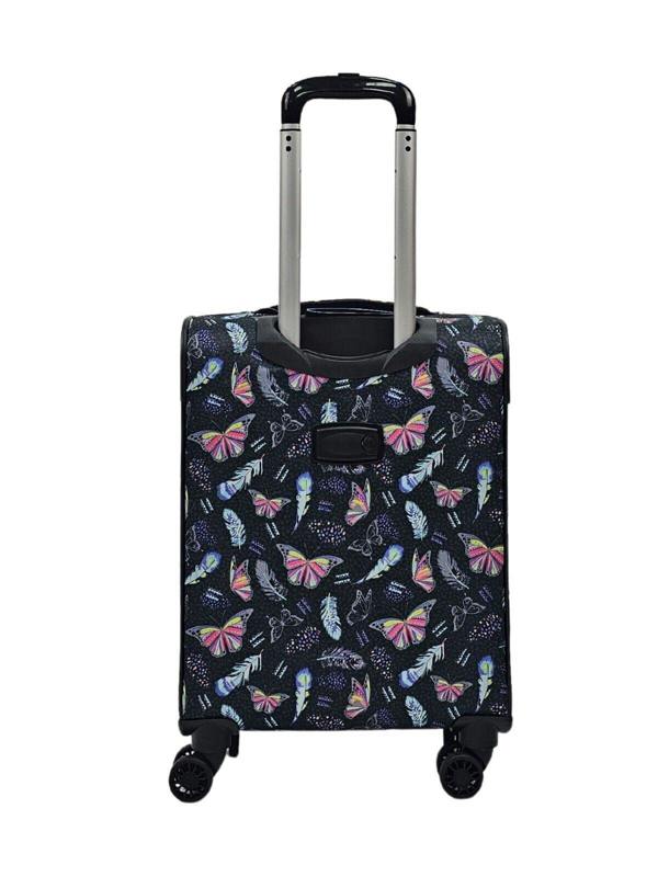 Eagle Luggage Soft Shell Cabin Suitcase 55 x 37 x 20 cm Lightweight Luggage Suitable for Easyjet, Ryanair