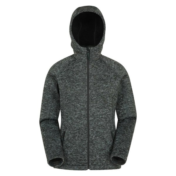 Mountain Warehouse Women's Nevis Faux Fur Lined Full Zip Hoodie - Black