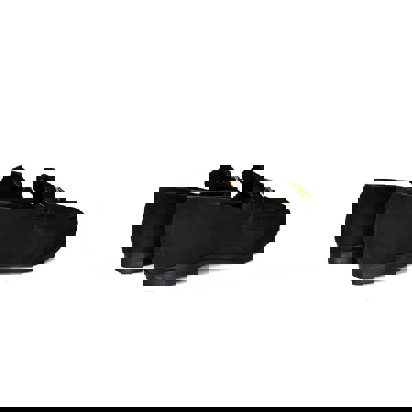 Lorenzo Suede Loafers - Black