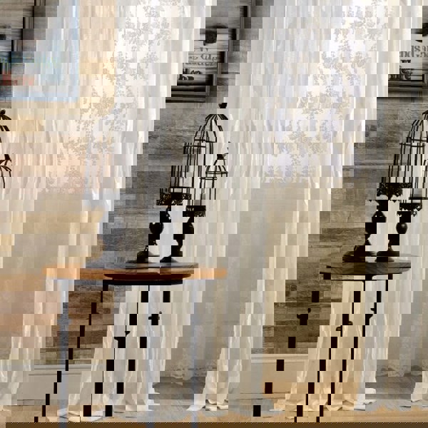 Anydrape 250cm Curtains Plain White Modern Luxury Retro Style Texture for Living Room Bedroom Dining Fashion Decor