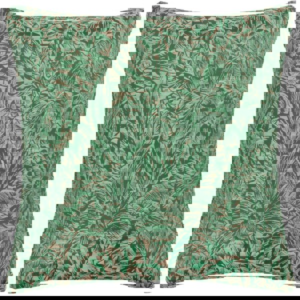 Wylder Nature Grantley Jacquard Piped Cushion Cover - Emerald