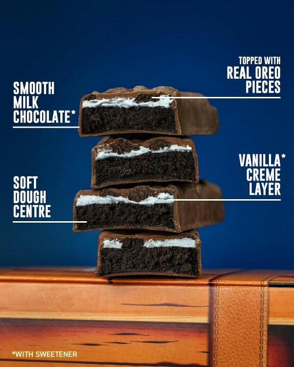 Grenade OREO Protein Bar - High Protein, Low Sugar, 12 x 60 g