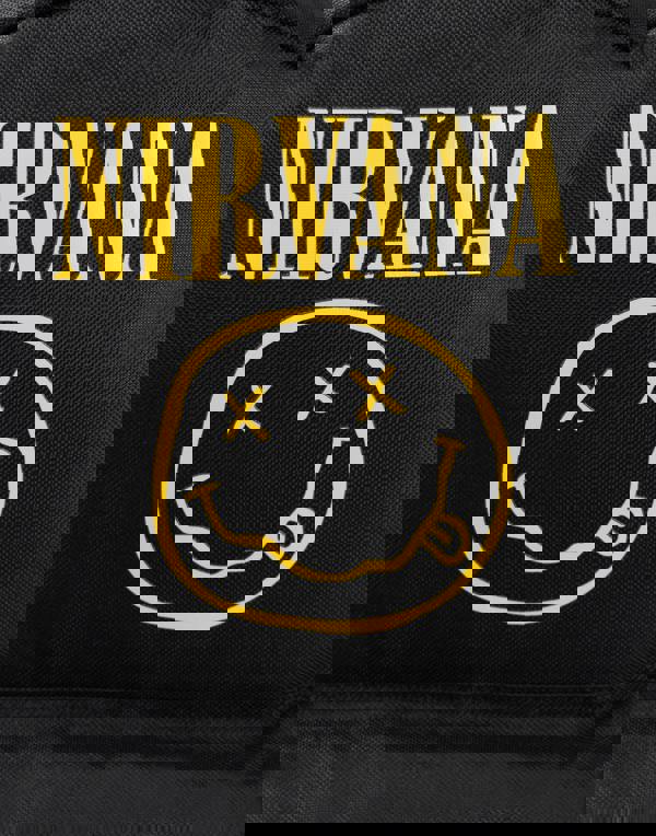 Nirvana Unisex Black Logo Backpack (One Size)