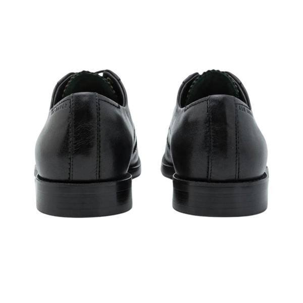 Ted Baker Hackney Wing Toe Brogue Detail Black Shoes
