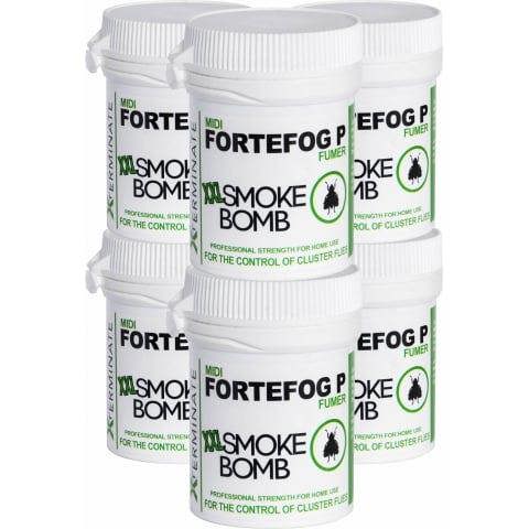 Xterminate XXL Smoke Bomb Insect Killer Fogger Fumer for Bed Bugs - 6 Pack