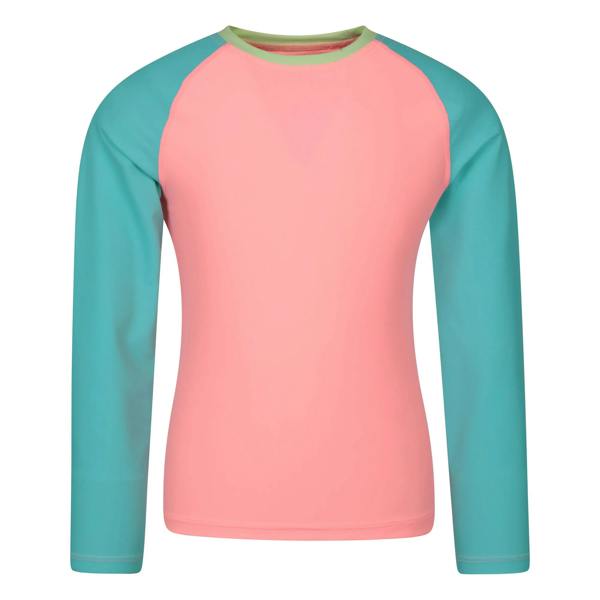 Mountain Warehouse Childrens/Kids Long-Sleeved Rash Top - Turquoise