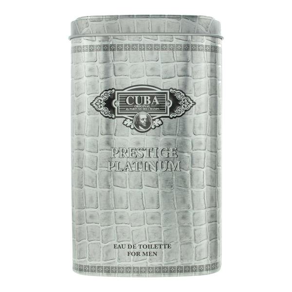 Cuba Prestige Platinum For Men Eau de Toilette 90ml Spray for Him
