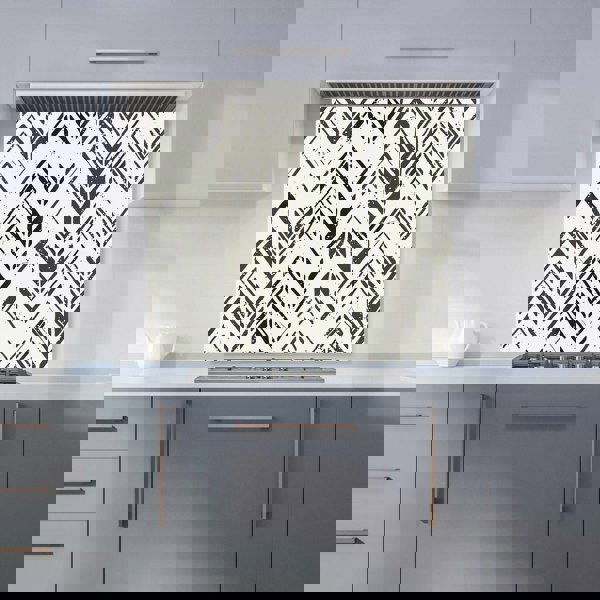 Warren Reed - Designer Hand Drawn Chevron Pattern Kitchen Splashback