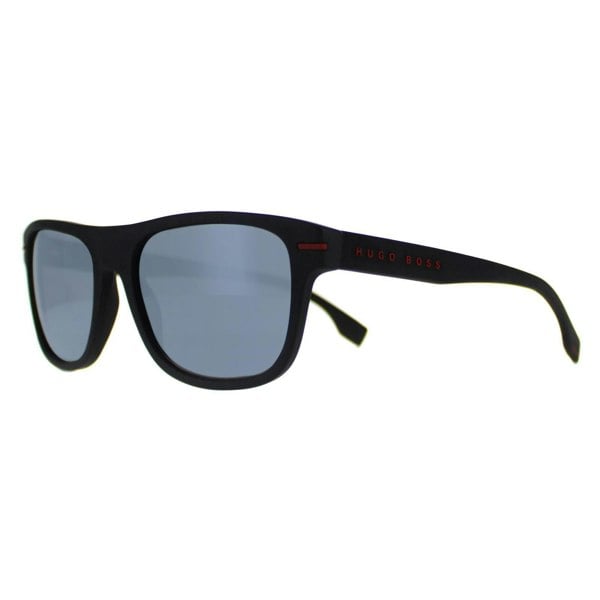 Hugo Boss Sunglasses BOSS 1322/S BLX T4 Matte Black Red Silver Mirror