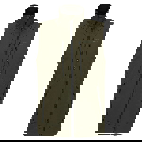 Mountain Warehouse Mens Radius Softshell Gilet - Khaki Brown