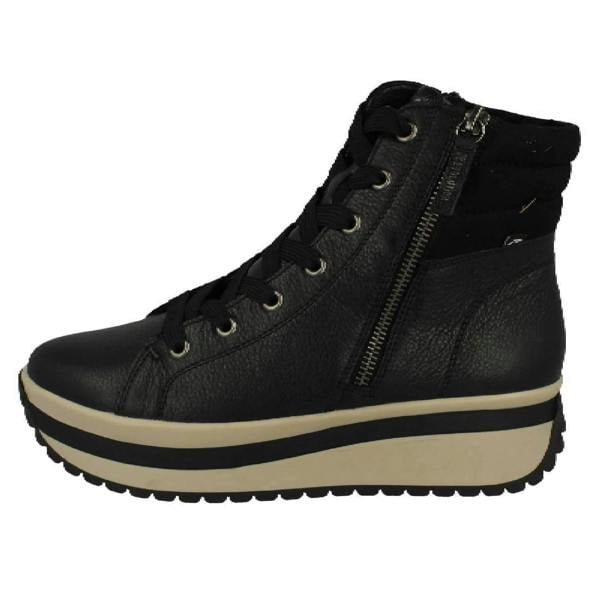 Rieker Ladies Rieker Chunky Platform Fleece Lined Ankle Boots W0962
