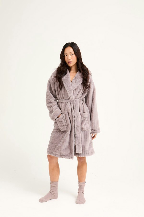 Cloud Dressing Gown in Mink - Wholesale - Robes