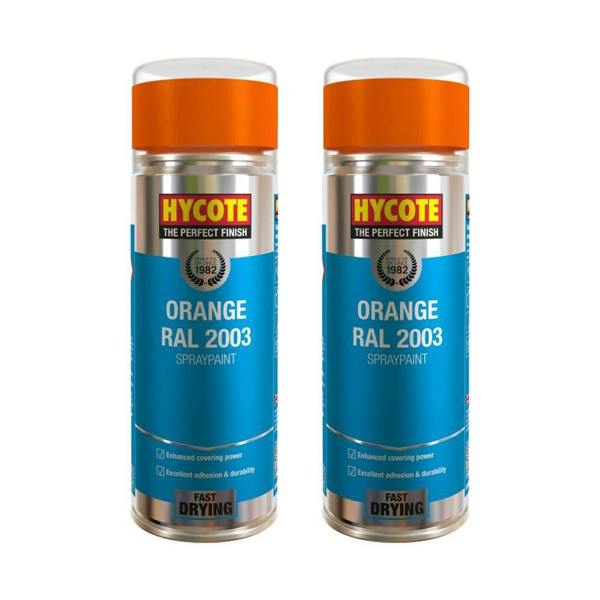 Hycote 2X Hycote Orange Spray Paint 400ml